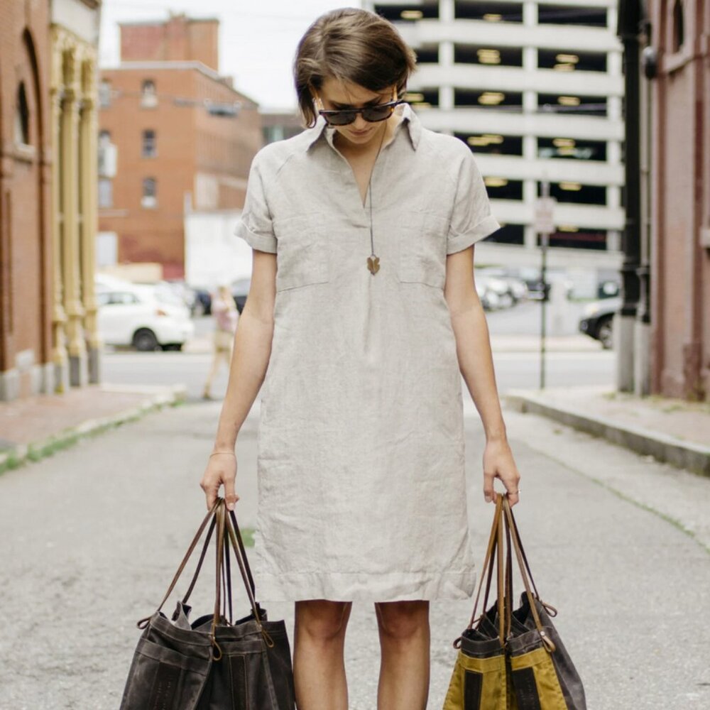 Never worn — Rough & Tumble linen dress with pockets